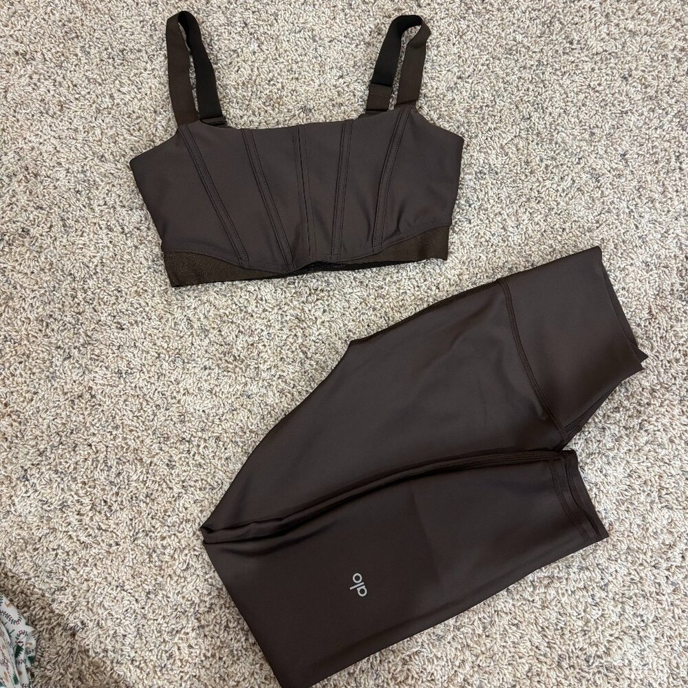 Alo Brown Workout Set